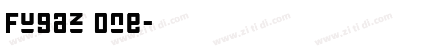 Fugaz One字体转换